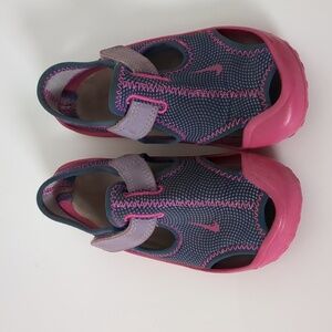 Nike Blue & Pink Sunray Sandals - 9 Toddler